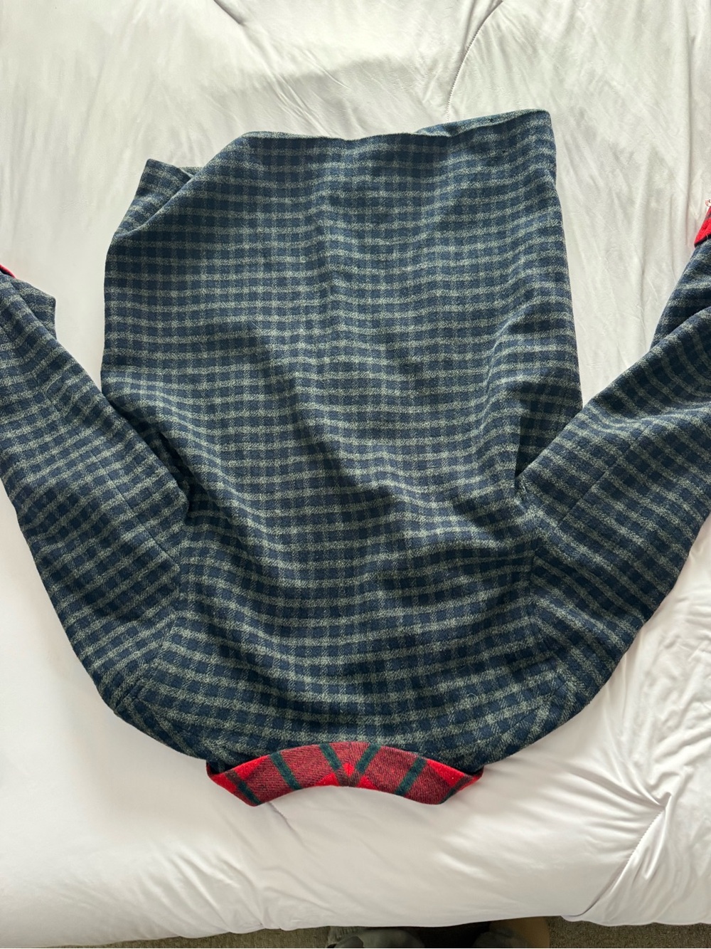 Lauren Ralph Lauren Authentic Dry Goods Vintage Wool Plaid Blazer large 1990s - Picture 8 of 15